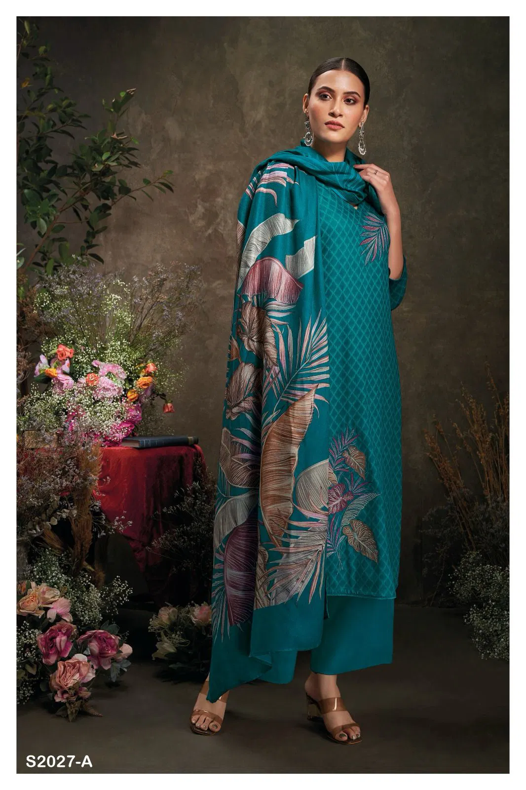 Wayan 2027 By Ganga winter Wear Pashmina Dress Material